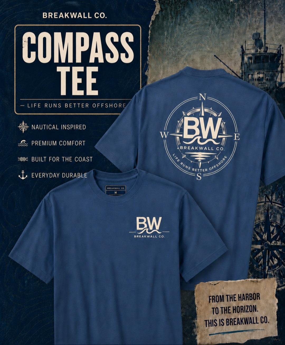 Compass tee