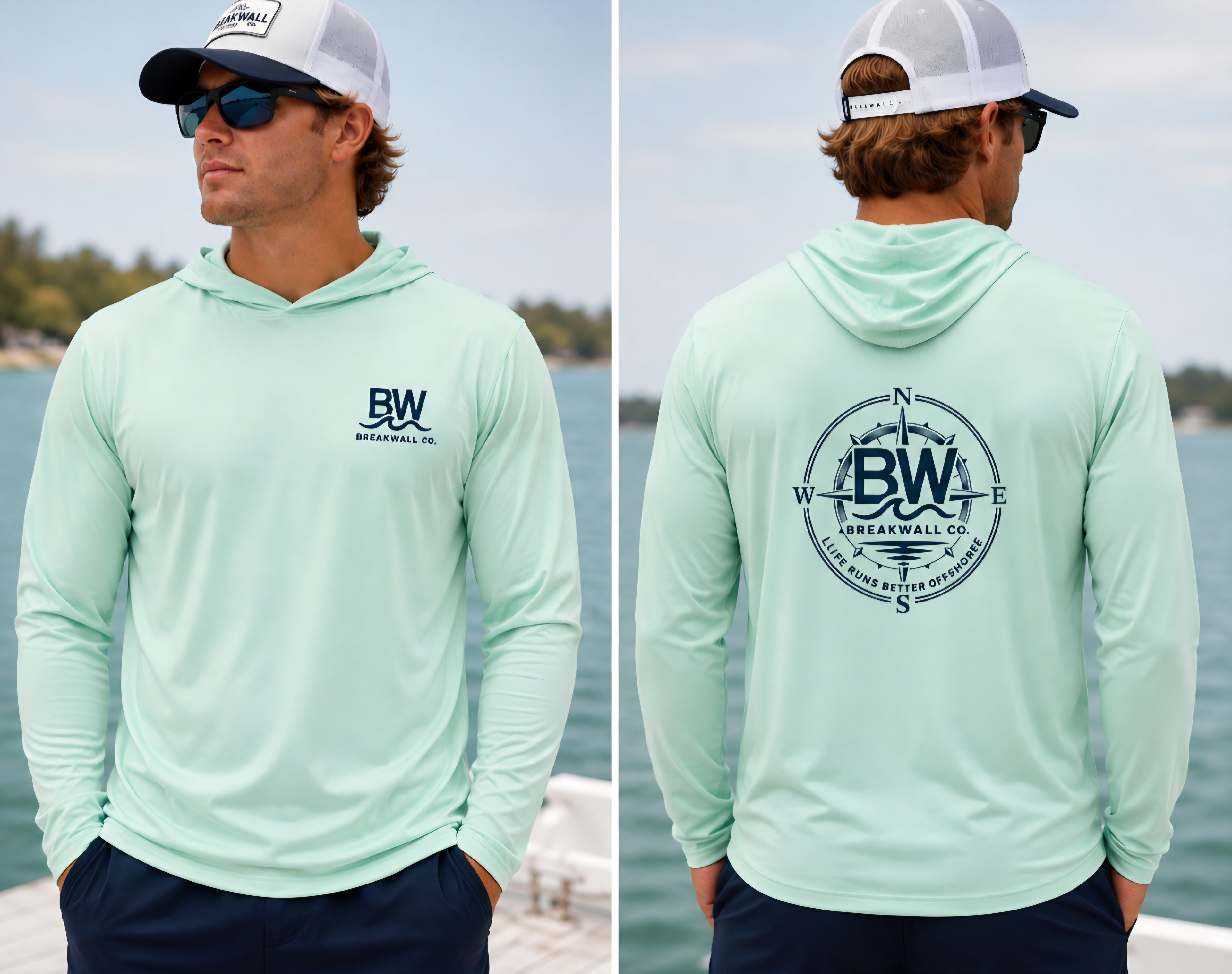 UV resistant long sleeve hood